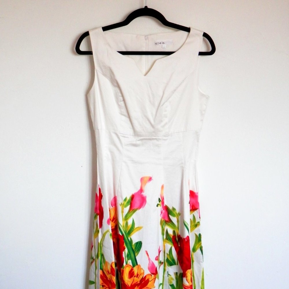 Summer Fit and Flare Garden Dress Women's …